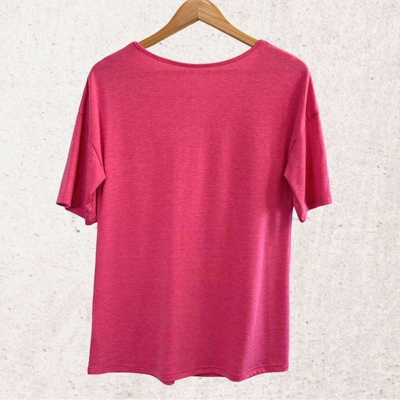 Pink Relaxed Short Sleeve T-Shirt - Picture 2 of 3